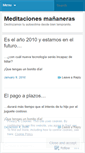 Mobile Screenshot of meditacionesmananeras.wordpress.com