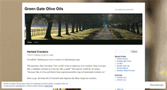Desktop Screenshot of greengateoliveoil.wordpress.com