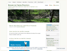 Tablet Screenshot of killbuckcreekpolitics.wordpress.com