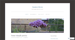 Desktop Screenshot of damienbyrne.wordpress.com