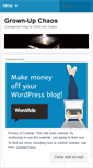 Mobile Screenshot of grownupchaos.wordpress.com