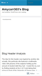 Mobile Screenshot of amycarr303.wordpress.com