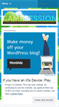 Mobile Screenshot of gamesession.wordpress.com