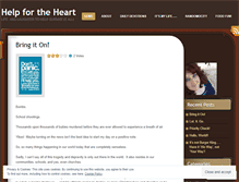 Tablet Screenshot of helpfortheheart.wordpress.com