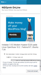 Mobile Screenshot of ngoprekonline.wordpress.com