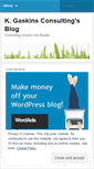 Mobile Screenshot of kgaskinsconsult.wordpress.com