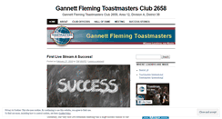 Desktop Screenshot of gftoastmasters.wordpress.com