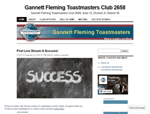 Tablet Screenshot of gftoastmasters.wordpress.com