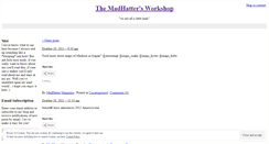 Desktop Screenshot of madhattermagazine.wordpress.com