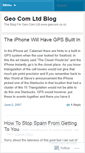 Mobile Screenshot of geocom.wordpress.com