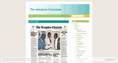 Desktop Screenshot of jamaicanconsumer.wordpress.com