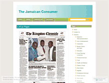 Tablet Screenshot of jamaicanconsumer.wordpress.com
