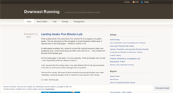 Desktop Screenshot of downeastrunning.wordpress.com