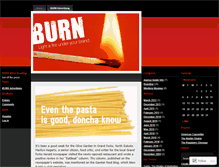 Tablet Screenshot of burnadvertising.wordpress.com