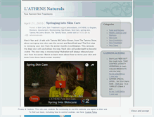 Tablet Screenshot of lathenenaturals.wordpress.com