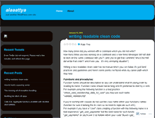 Tablet Screenshot of alaaattya.wordpress.com