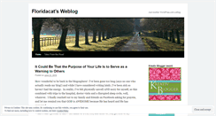 Desktop Screenshot of floridacat.wordpress.com