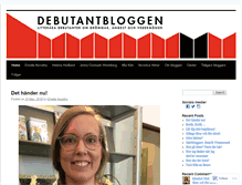 Tablet Screenshot of debutantbloggen.wordpress.com