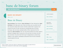 Tablet Screenshot of iusearch.bancdebinaryforum.wordpress.com