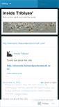 Mobile Screenshot of insidetriblues.wordpress.com