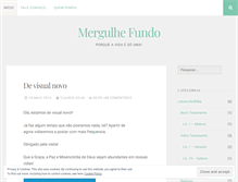 Tablet Screenshot of mergulhefundo.wordpress.com