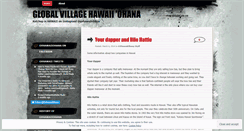 Desktop Screenshot of globalvillagehawaiiohana.wordpress.com