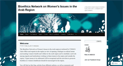 Desktop Screenshot of bioethicsnetwork.wordpress.com