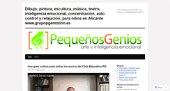 Desktop Screenshot of bellasartesparapeques.wordpress.com