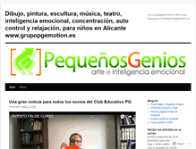 Tablet Screenshot of bellasartesparapeques.wordpress.com