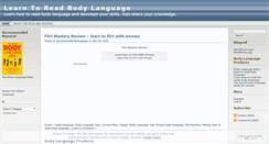 Desktop Screenshot of learntoreadbodylanguage.wordpress.com