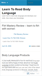 Mobile Screenshot of learntoreadbodylanguage.wordpress.com