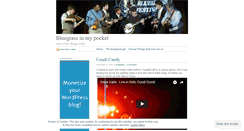 Desktop Screenshot of bluegrassinmypocket.wordpress.com
