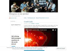Tablet Screenshot of bluegrassinmypocket.wordpress.com