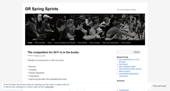 Desktop Screenshot of grspringsprints.wordpress.com