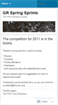 Mobile Screenshot of grspringsprints.wordpress.com