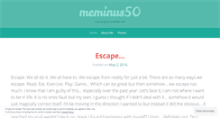 Desktop Screenshot of meminus50.wordpress.com