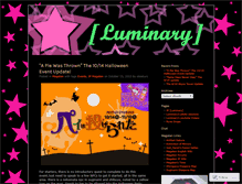 Tablet Screenshot of clanluminary.wordpress.com