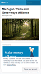 Mobile Screenshot of michigantrails.wordpress.com