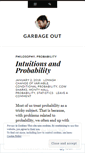 Mobile Screenshot of garbageout.wordpress.com