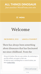 Mobile Screenshot of dinosaurtales.wordpress.com