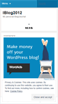 Mobile Screenshot of iblog2012.wordpress.com