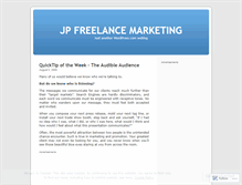 Tablet Screenshot of jpfreelance.wordpress.com