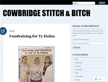 Tablet Screenshot of cowbridgestitchandbitch.wordpress.com