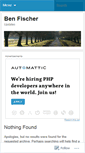 Mobile Screenshot of benjfischer.wordpress.com