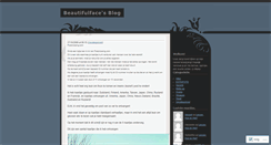Desktop Screenshot of beautifulface.wordpress.com