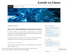 Tablet Screenshot of lusule.wordpress.com