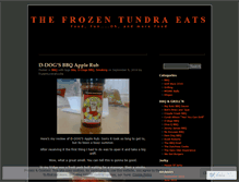 Tablet Screenshot of frozentundrafoodie.wordpress.com