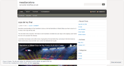 Desktop Screenshot of messibarcelona.wordpress.com