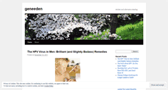 Desktop Screenshot of geneeden.wordpress.com