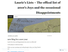 Tablet Screenshot of lauriesims.wordpress.com